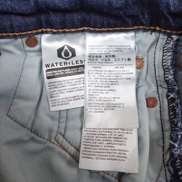 Levi's Premium 512 Slim Taper Flex Jeans Men's 28x30 Stretch Denim - Picture 5 of 13